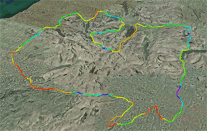 Fred Whitton Challenge on Google Earth