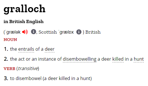 Gralloch Gralloch definition